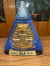 New Listing1970 Jim Beam Empty Indianapolis Indiana Imperial Session King Tut Decanter