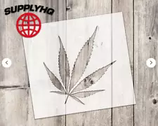 Weed mylar stencil | reusable | for wood food t shirt shoes painting airbrush