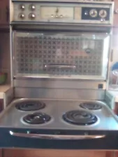 1960's Frigidaire Flair Custom Imperial Electric Stove Single Oven Brown Pick UP