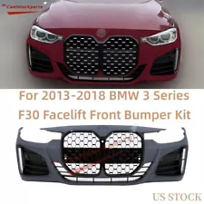 ✨F30 F31 Facelift Front Bumper Cover Kit Grille For 2013 2014-2018 BMW 3 Series (For: More than one vehicle)