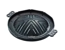 Ikenaga Korean BBQ Plate Genghis Khan Barbecue Plate Grill Pan Griddle 11.4 inch