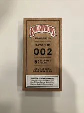 Backwoods Small Batch 002 Newest Backwoods. RARE ITEM. Empty Box !