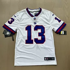 New Authentic Odell Beckham Jr. Nike New York Giants Jersey White Size Small #13