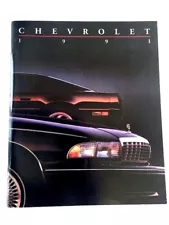 1991 Chevrolet 106-page Car Sales Brochure - Camaro Z28 Corvette Beretta Caprice