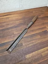 K993- Antique WITHERBY 1" Corner Socket Chisel Timber Frame Tool