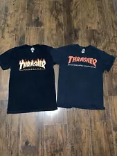 Lot Of 2 Thrasher Tees/sz Small