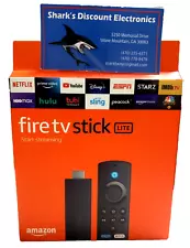 Amazon - Fire TV Stick Lite (no TV controls) - Blk - B091G4YP57 - NEW -FREE SHIP