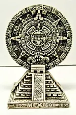 Mayan Aztec Calendar Haab Chichen Itza Kukulkan Pyramid 6 3/4"