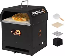 PIZZELLO Pizza Oven Outdoor Wood Fired 2-Layer Detachable Outside Ovens With