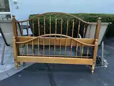 Solid Cherry Spindle Headboard and Footboard