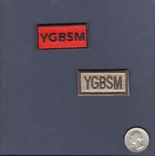 Wild Weasel YGBSM USAF Flight Suit Pencil Pocket Squadron Patch Set +V