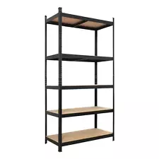 Muscle Rack 27"W x 59" H x 12" D 5-Tier Shelf Steel Freestanding Garage Shelving