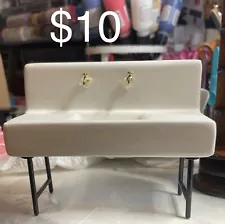 Sale New Vintage Sink White 1:12 scale dollhouse ON SALE