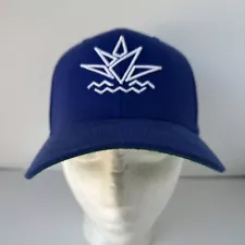 Milagro Tequila Agave Plant Embroidered Snapback Hat Yupoong Classics Blue Cap