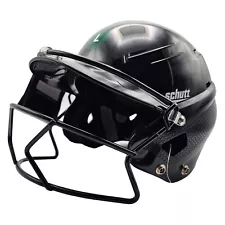 Schutt XR2 Fitted Softball Helmet with Cage Medium Gloss Black