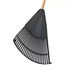 Expert Gardener, 24-Inch Wood and Poly Leaf Rake