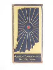 Governor’s Commission For A Drug Free Indiana Vintage Lapel Pin