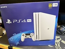 Sony PlayStation 4 Pro Glacier White Console PS4 Factory SEALED RARE