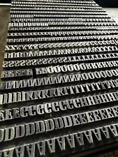 Letterpress Type - Melior Bold Condensed, 30pt