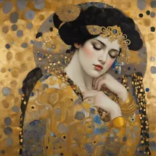 New ListingGUSTAV KLIMT ARTIST OIL PAINTING