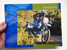 Vtg 1995 SUZUKI DUAL SPORT DIRT MOTORCYCLE DEALER SALES BROCHURE Original