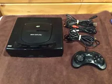 SEGA Saturn Console MK-80000 Tested Works,with Controller,power,a/v Cables