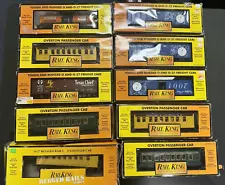 Rail King Lot of 10 O Scale Train Cars