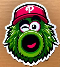 Phillie Phanatic ~ Philadelphia Phillies ~ 2" Stickers ~ MLB ~ 2 for $4.00