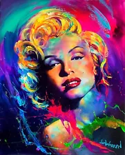 NEW!!! Jim Warren MARILYN - XL 30x40 ltd ed signed - LARGE