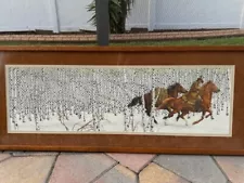 Bev Doolittle Sacred Ground Framed Signed and Numbered #20613/ 69996