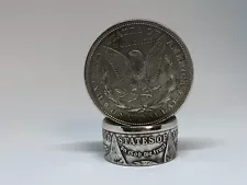 Coin Ring hand made from Morgan Silver Dollar Sizes From 7-18