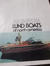 Lund "Aluminum" Boats Sales Brochure 1976