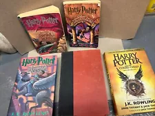 ( 5 ) HARRY POTTER BOOKS 1-2-3-4 and The Cursed Child