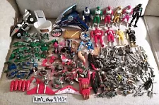 Random Power Rangers LOT 90's Figs & Accessories Weapons In Space Lost Galaxy