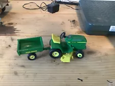 John Deere Riding Mower with Wagon