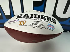 Oakland Raiders unsigned Team Logo Football We are accepting Consignments