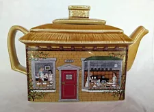 Vtg "Ye Olde McCormick Tea House" Ceramic Tea Pot Baltimore Maryland USA 1985