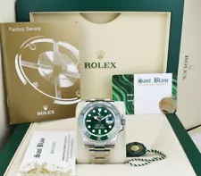 ROLEX - Stainless Steel SUBMARINER Green HULK Model 116610LV - SANT BLANC