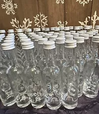 50mL Empty Glass Bottles w/Lids For Wedding Favors or Crafts You Choose Quantity