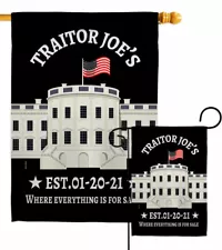 Traitor Joe's Sales Garden Flag Political Decorative Gift Yard House Banner