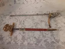 2 Vintage 1 Made In Spain Letter Openers Swords