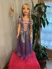 Disney My Size Doll Tangled Rapunzel 38" Life Size Doll Adult Owned