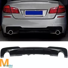 Rear Diffuser For 2011-2016 BMW 5 Series F10 535i M Sport Bumper Lip Gloss Black (For: 2016 BMW)