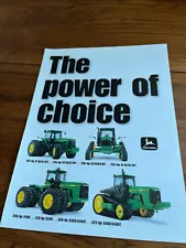 John Deere 8110 8210 8310 8410 9200 9300 9400 Tractor For 2000 Brochure FCCA