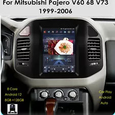 CarPlay 8+128GB For Mitsubishi Pajero V73 V68 Car Stereo Radio Android13 GPS BT