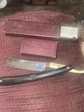 NICE H. Boker & Co. Straight Razor Shave Ready Solingen Germany ORNATE BLADE