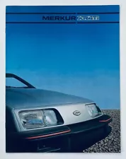 1985 Merkur XR4Ti Dealer Showroom Sales Brochure Guide Catalog