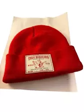 True religion beanie red polyester