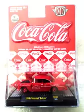 M2 Machines CHASE 1/750 Coca-Cola 1955 Chev Bel-Air 1 FREE MHW 'Only 1 on eBay'!