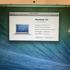 Apple MacBook Air A1466 13.3" Laptop (2014) 256 GB